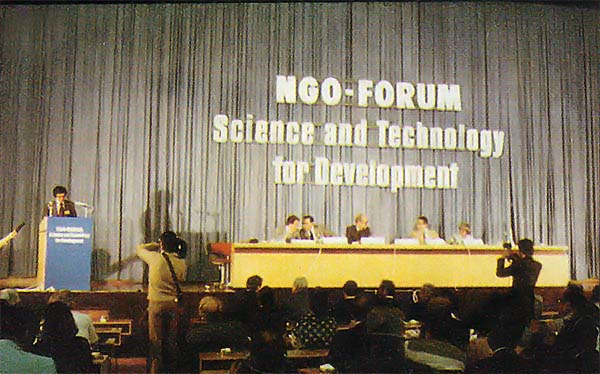 At the Non- Governmental Organization Forum, however, attention was directed to human problems.